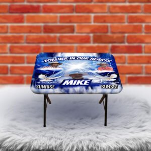 Memorial TV Tray Table