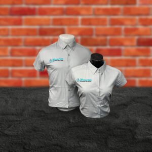 Professional Embroidered Button-Up