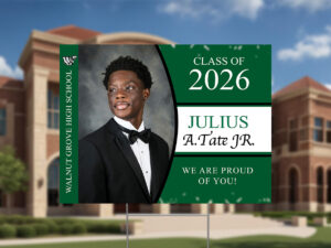 Customized Graduation Yard Sign with Photo #5
