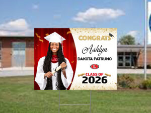Customized Graduation Yard Sign #7