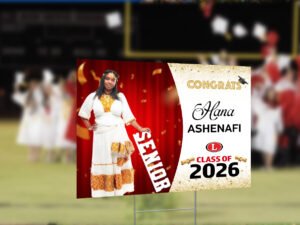 Customized Graduation Yard Sign #8